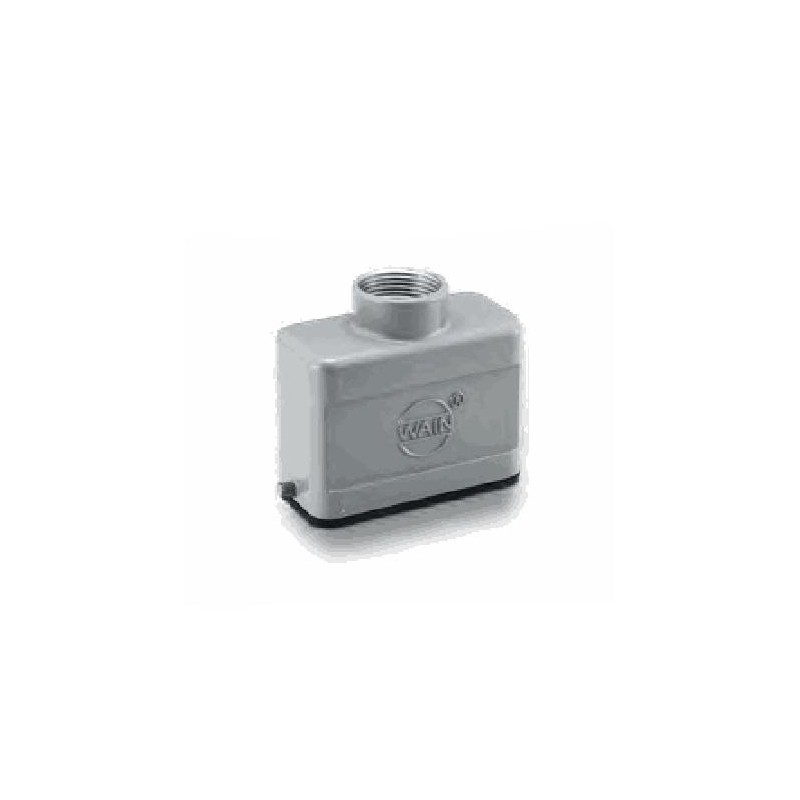 Capot 10A, Aluminium moulé sous pression, Alliage de zinc moulé, IP65, Sortie verticale, M20